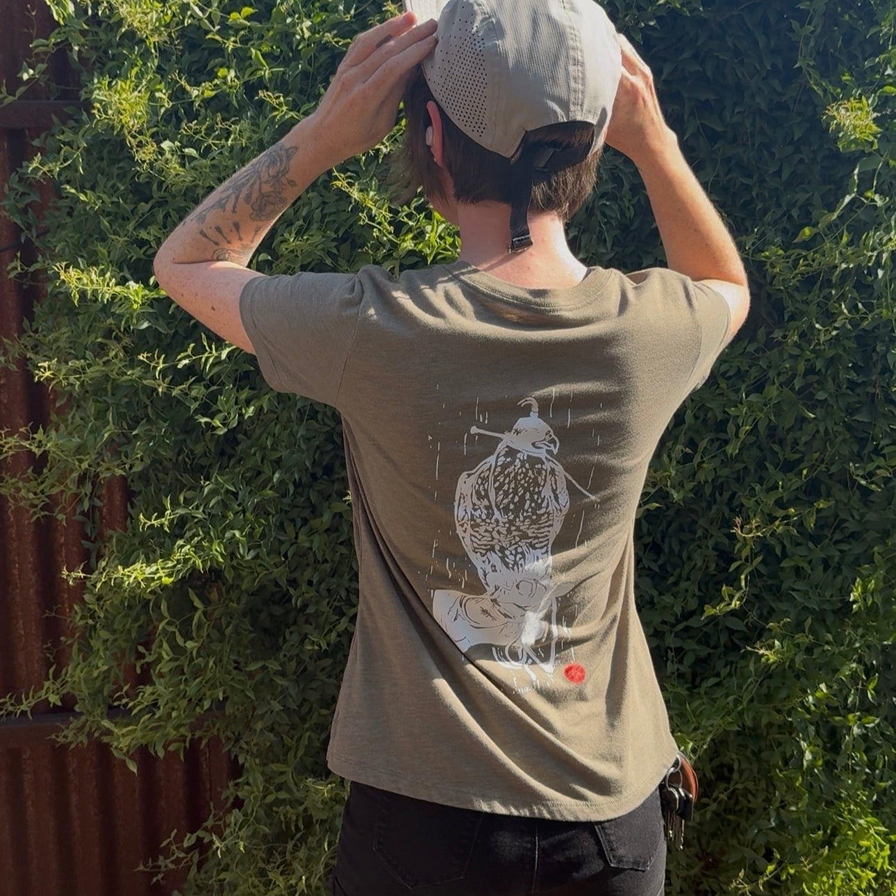 Hooded Gyr - Ladies' Tri-Blend Tee