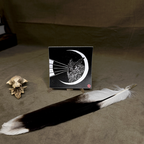 Bubo bubo - 3" Matte Vinyl Sticker