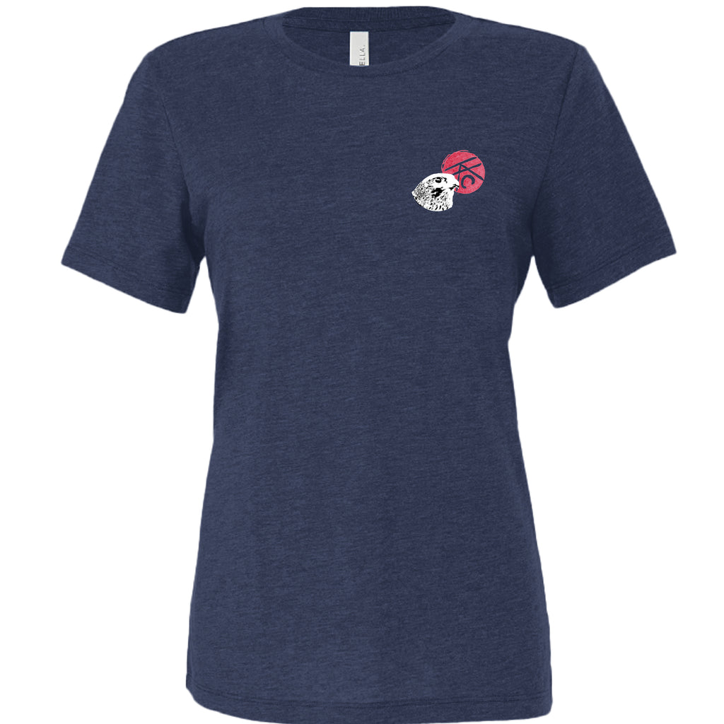 Solid Navy Triblend - 6413 - FRONT