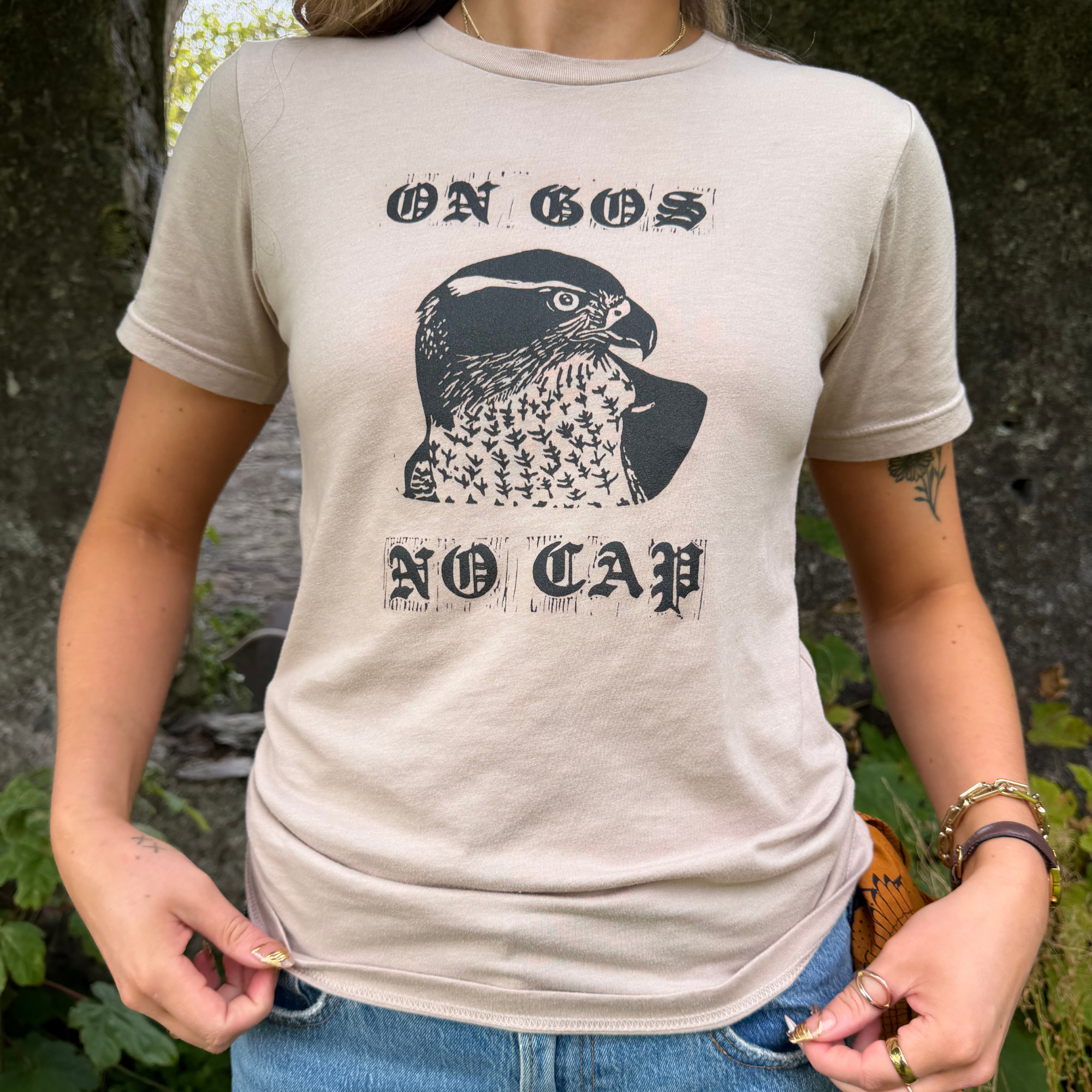 An Unhooded Goshawk - Unisex Jersey Short Sleeve Tee